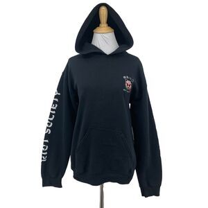 Riot Society Pullover Hoodie Adult S Small Black Panda Logo Sleeve Sweater